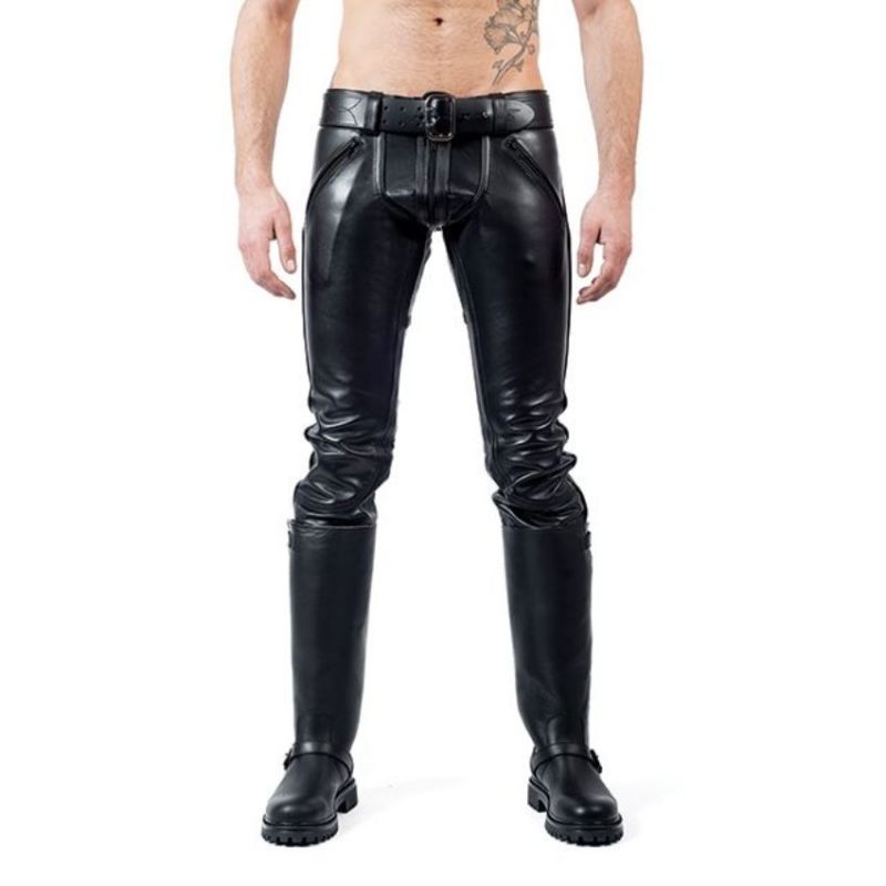 FXXXER Leather Jeans by Mister B Amsterdam  Leather Fetish Wear with  Discreet Shipping from Clonezone UK