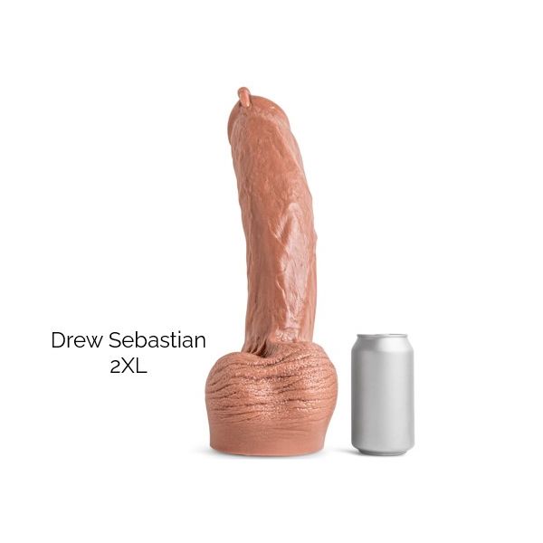 Mr Hankey's DREW SEBASTIAN Dildo: Tan 2XL | 12 Inches