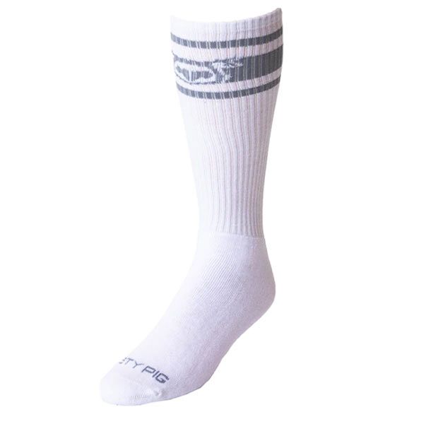 Nasty Pig HOOK'D UP Sport Socks | White/Grey