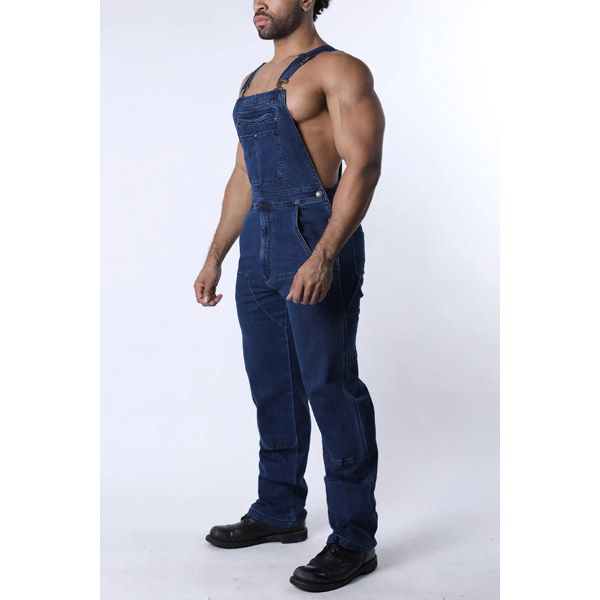 Cell Block 13 Jax Denim Overalls | Indigo