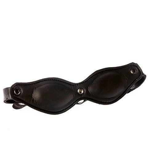 Fur Lined Real Leather Blindfold