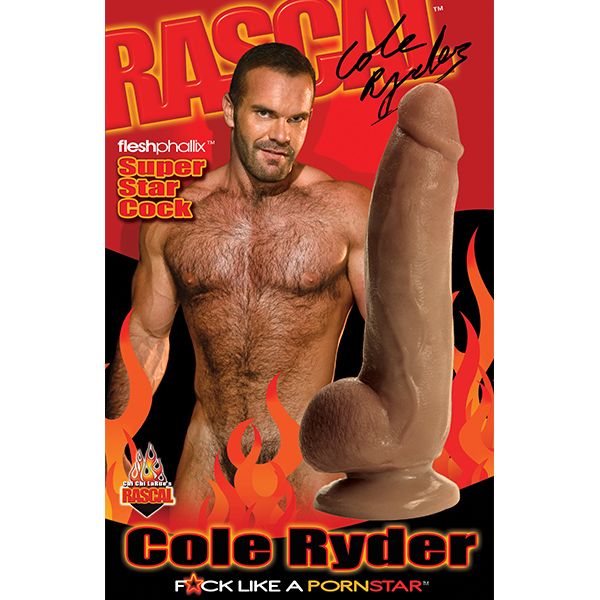 RASCAL Male Sex Toys at Clonezone - Cole Ryder Super Star Realistic Cock:  Pornstar Dildo with Fast Worldwide Shipping