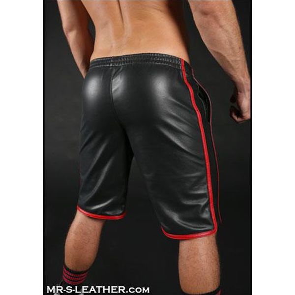 Leather clearance basketball shorts