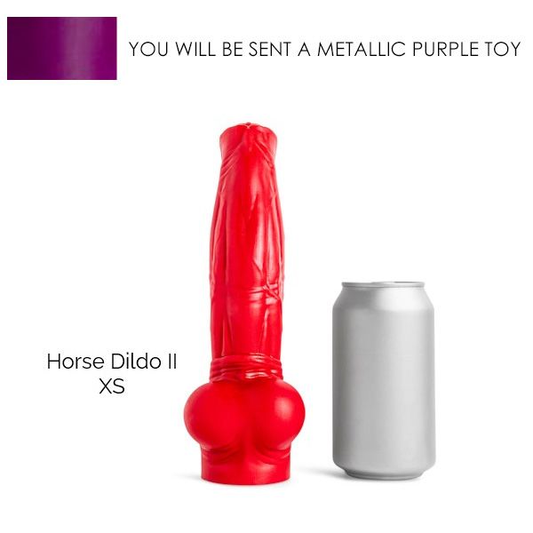 Mr Hankey's HORSE  Dildo: Metallic Purple XS| 6.5 Inches