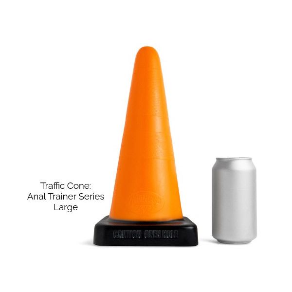 Mr Hankey's TRAFFIC CONE: Anal Trainer Large | 10.25 Inches SOLID ORANGE