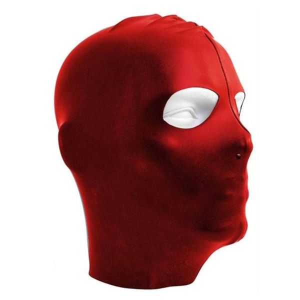 Mister B Lycra Hood Eyes Open Only - Red