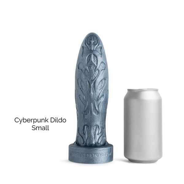 Mr Hankey's CYBERPUNK Dildo: Gunmetal Sm | 7.75 Inches