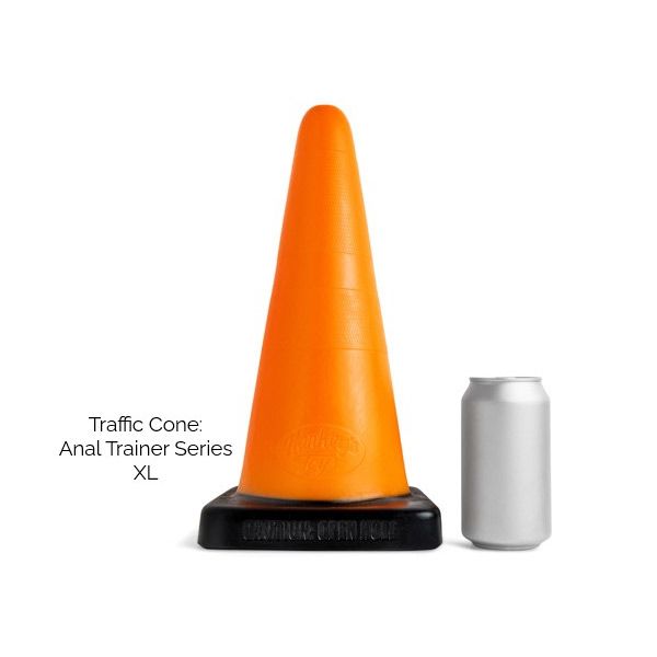 Mr Hankey's TRAFFIC CONE: Anal Trainer XL | 11 Inches SOLID ORANGE