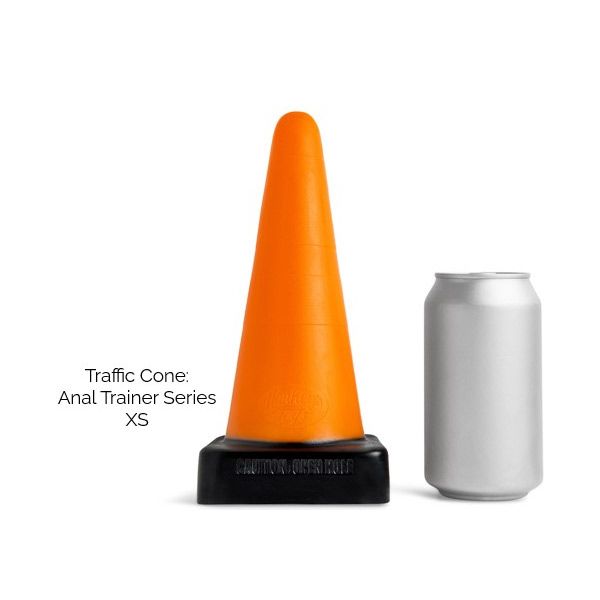 Mr Hankey's TRAFFIC CONE: Anal Trainer XS | 7.5 Inches SOLID ORANGE